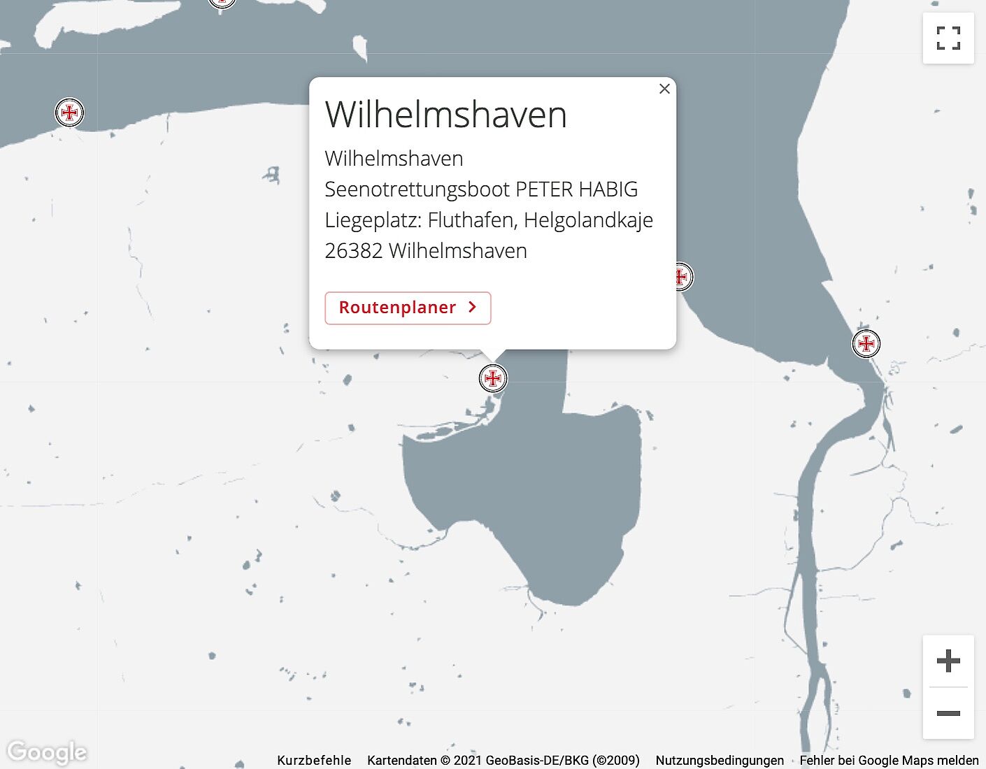 Google Maps Wilhelmshaven